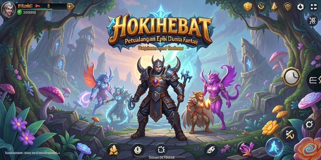 Screenshot gameplay HOKIHEBAT menampilkan aksi petualangan yang mendebarkan.