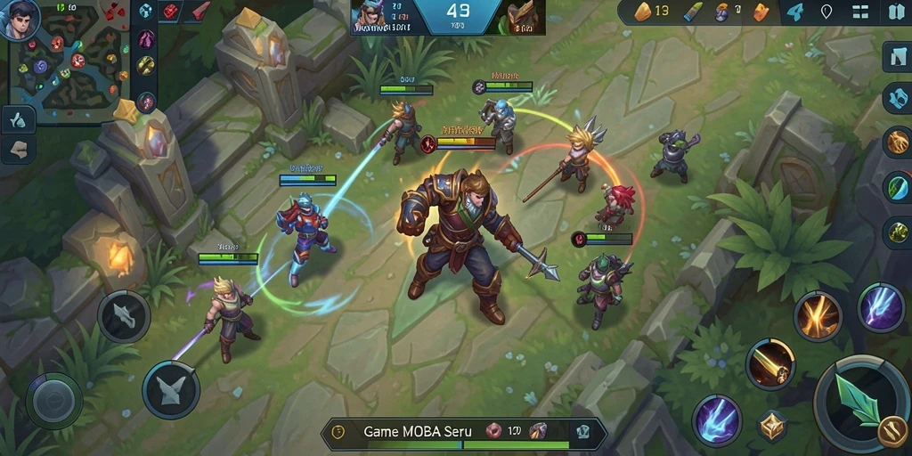 Tampilan gameplay HOKIWON yang intens dan mengasyikkan.
