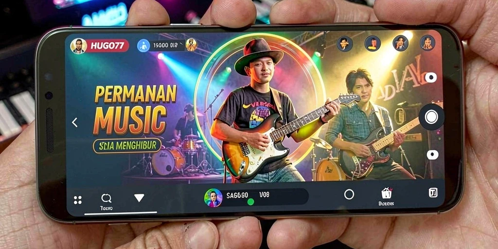 Tampilan gameplay HUGO77 yang seru dan interaktif.