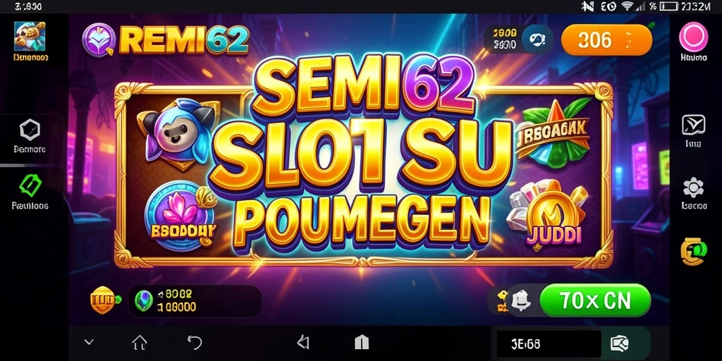 Menampilkan gameplay mendebarkan dari permainan Slot REMI62.
