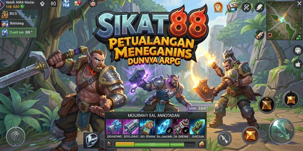 Tampilan gameplay memukau dengan aksi ARPG yang dinamis.