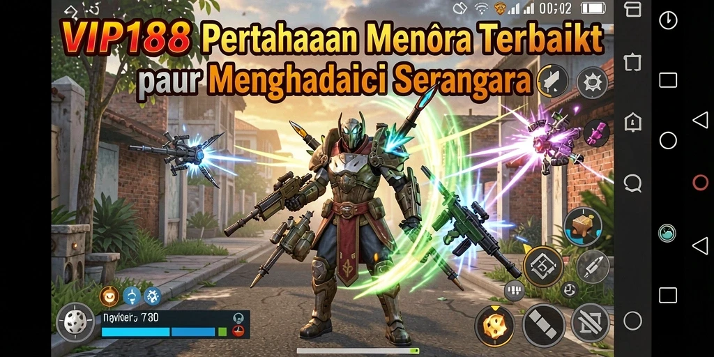 Tampilan gameplay yang seru dalam VIP188 saat menghadapi serangan musuh.